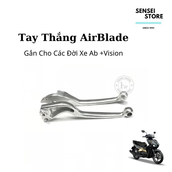 Cặp Tay Thắng Gắn Cho Các Đời Airblade, Vision 2019 Màu Trắng _Sensei-Store