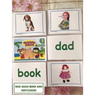 Flashcards MY LITTLE ISLAND 1 (A5 - cán bóng/ ép plastic)