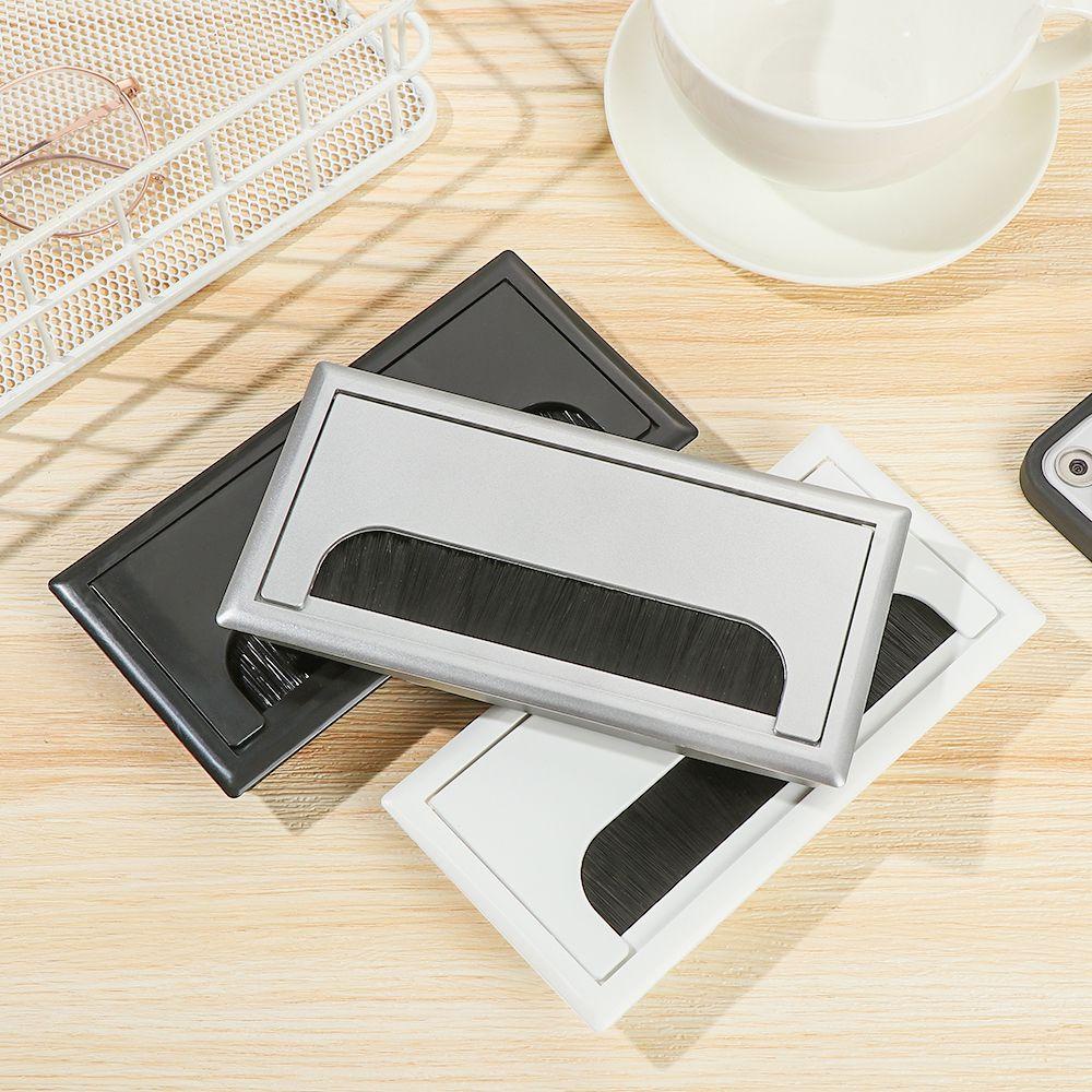 Hộp Đựng Dây Cáp Có Lỗ Cọ Màu Đen Tiện Dụng