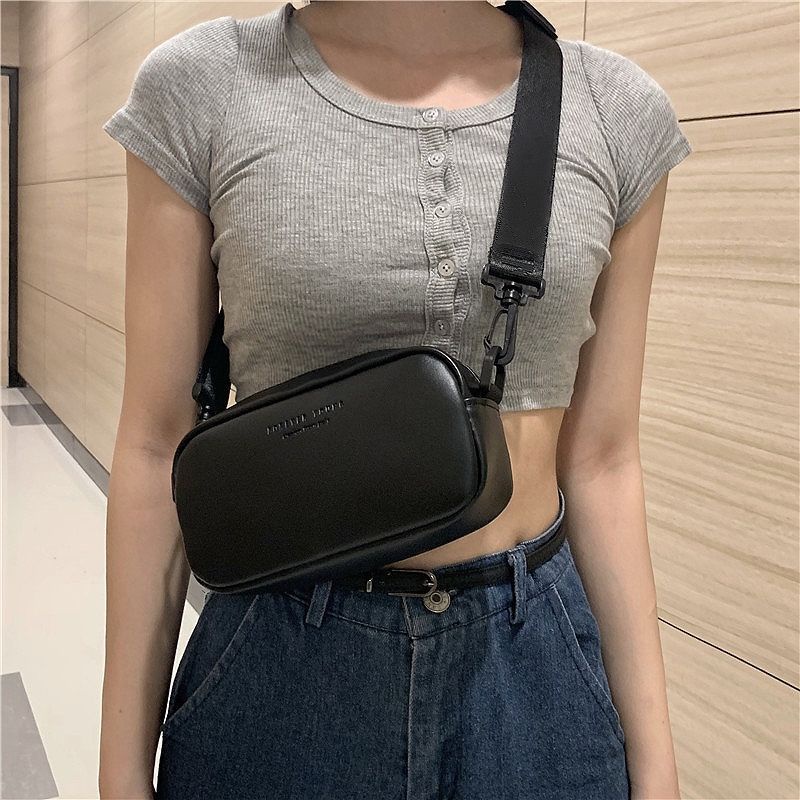 Túi Đeo Chéo Da pu Hình Vuông Nhỏ Nhắn Phong Cách Hàn Quốc Thời Trang Cho Nữ bp181