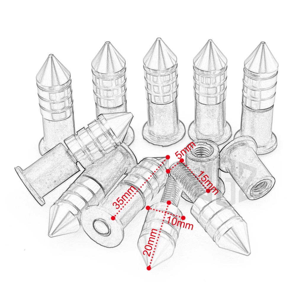 Bộ Ốc Vít Cho Kính Chắn Gió Xe Mô Tô Kawasaki Z400 Z800 Z1000 Ninja400