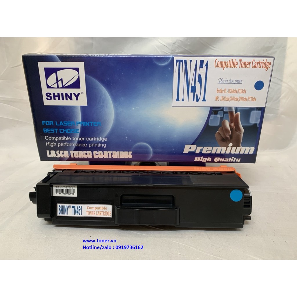 Hộp mực Brother TN451 dùng cho máy in màu Brother HL-8260CDN/8360CDW/8690/CDW/8900 ( hiệu SHINY )