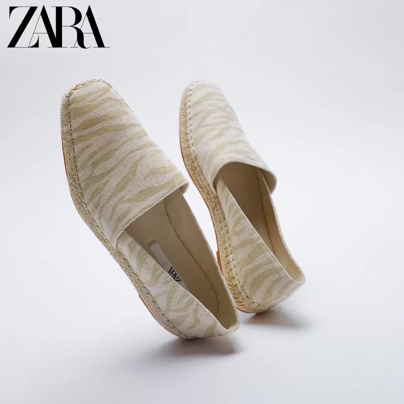 Giày lười vải hiệu Zara auth 100% - hình thật ở cuối