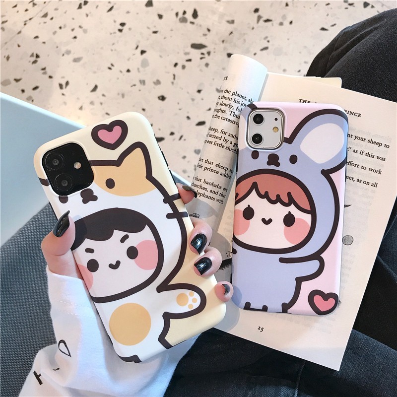 Ốp iphone - Ốp lưng Bé Mèo - Bé Chuột IMD  6/6s/6plus/6s plus/7/8/7plus/8plus/x/xs/xs max/11/11pro max - ShopTanAnh K2-5 | BigBuy360 - bigbuy360.vn