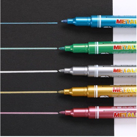 Bút nhũ viết thiệp ngòi 1.2mm viết thiệp,trang trí lưu bút nhiều màu