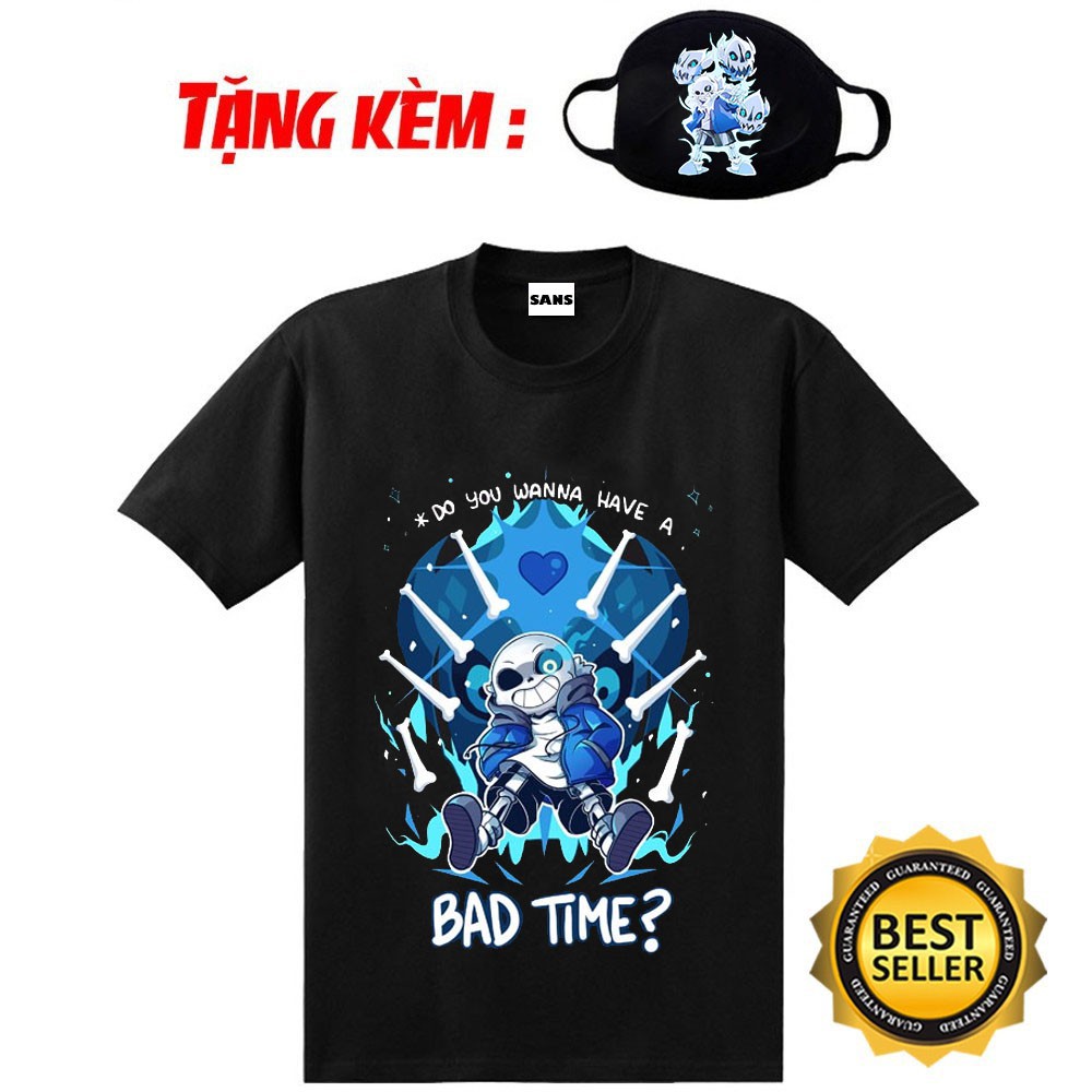 🔥SALE HOT🔥 BST Áo Thun bé Sans - áo game cực chất và đẹp - có size trẻ em