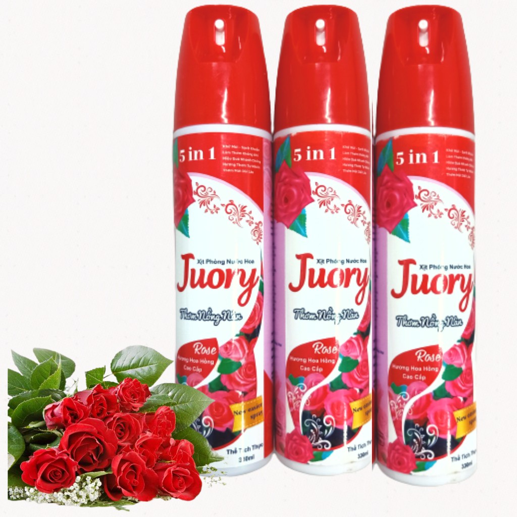 JUORY - COMBO 2 &amp; 3 CHAI [CHAI XỊT PHÒNG NƯỚC HOA CAO CẤP 5IN1]