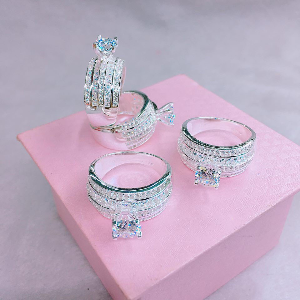 Nhẫn Nữ Bạc Ý chất lượng cao - PMSILVER