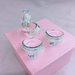 Nhẫn nữ bạc ý chất lượng cao - pmsilver