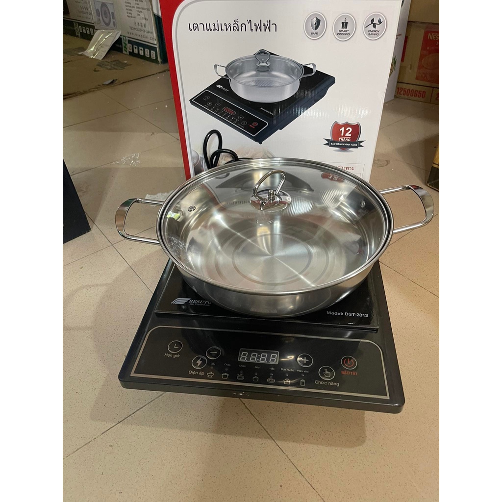 Bếp từ đơn Besuto BST-2812 -Tặng nồi  lẩu inox