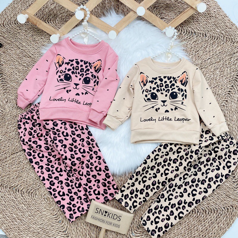 Bộ mèo little cho bé gái