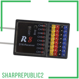 R8 Receiver for   D16 D8 PIX, PX4 Display the Flight Control
