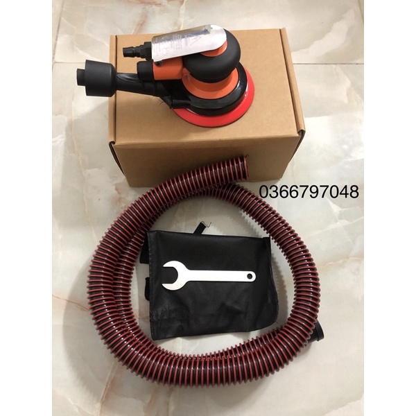 Máy trà nhám hơi phi 125mm có hút Top
