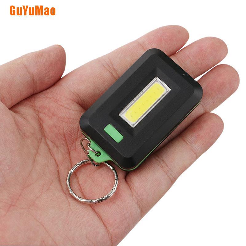 Đèn Pin LED COB Mini Chống Thấm Nước Thiết Kế Móc Chìa Khóa Tiện Dụng