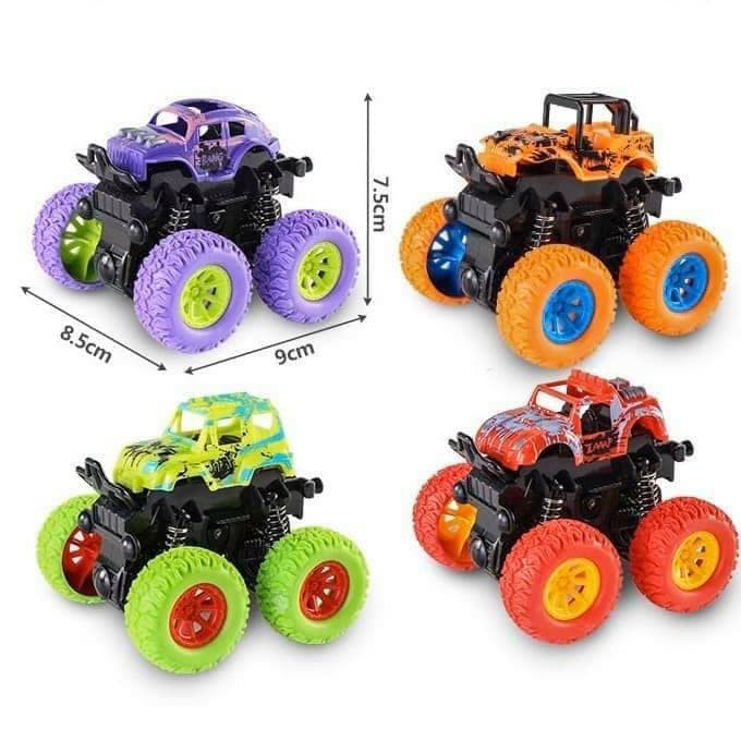 Mô Hình Xe ô tô Địa Hình Đồ Chơi Cho Bé Monster Truck Xe ô tô địa hình giảm sóc chạy đà siêu mạnh siêu bền đa màu sắc