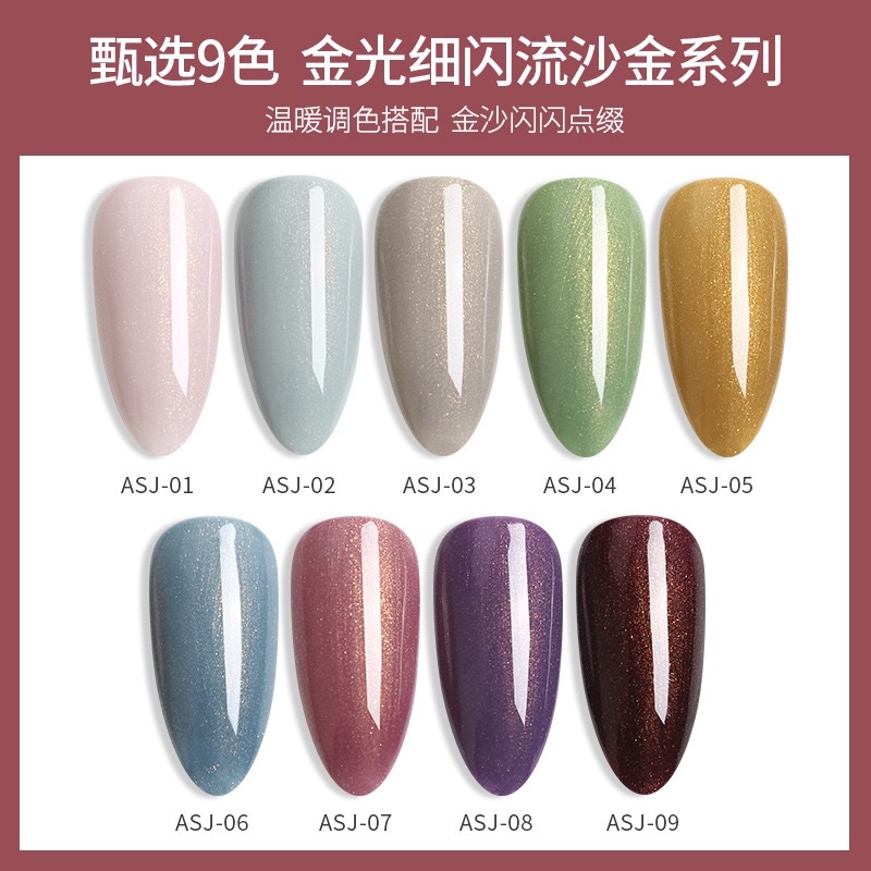 Sơn gel As Set 9 mã ASJ hàng chuẩn dung tích 15ml