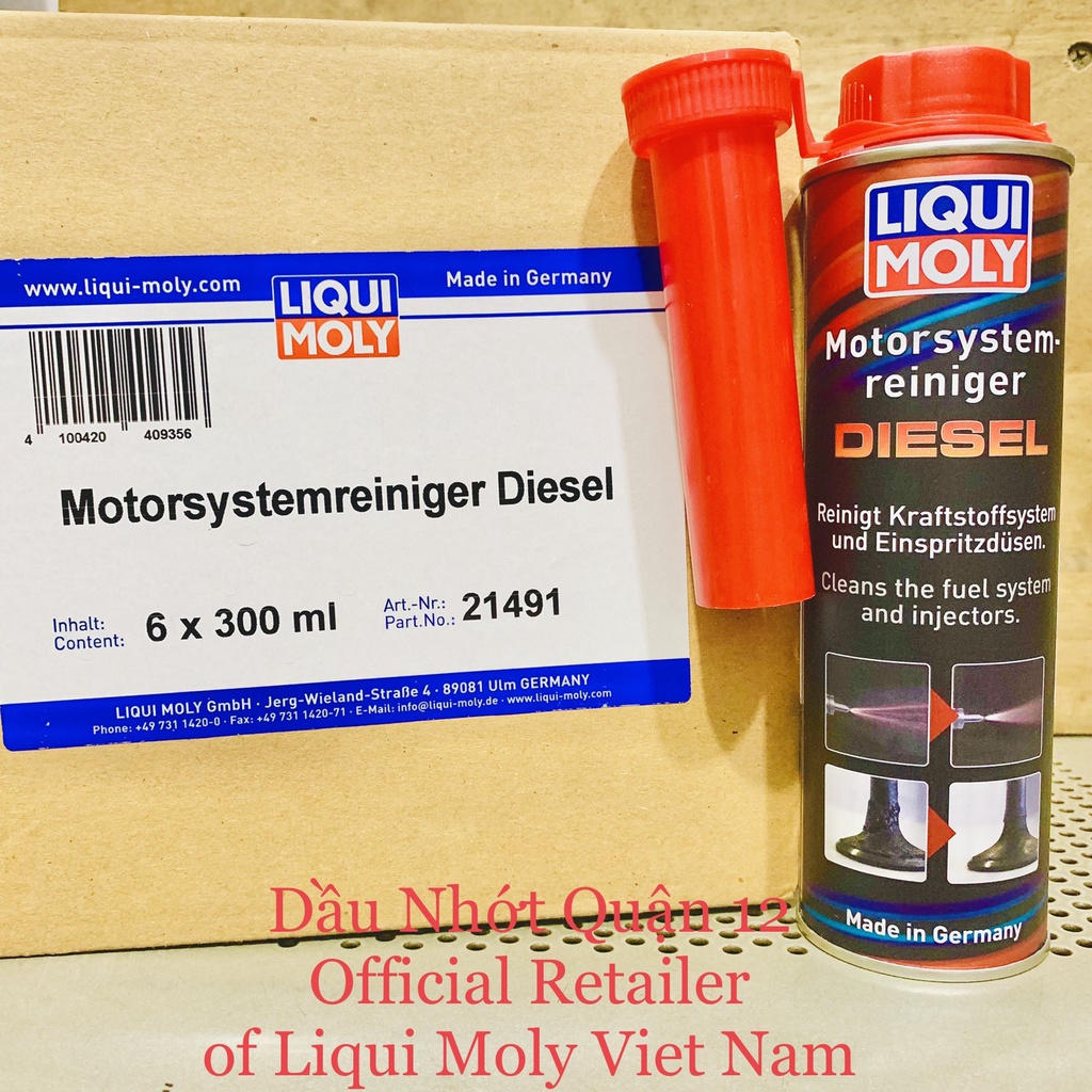 Phụ Gia Làm Sạch -  Vệ Sinh Toàn Diện Hệ Thống Dầu Diesel - LIQUI MOLY Diesel Engine System Cleaner 21491