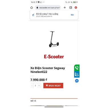 Xe Điện Scooter Segway Ninebot E22