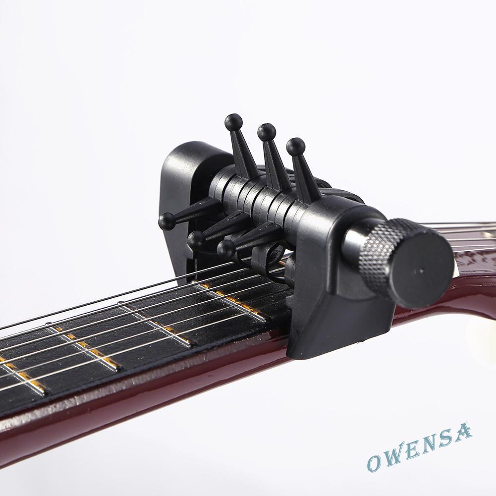 『ow#Multifunction WA-20 Acoustic Capo Tuning Spider Chords Quick Change Clamp☆