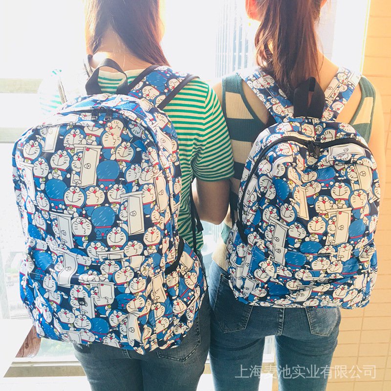 Ba Lô Đi Học Cỡ Lớn In Hình Doraemon Dễ Thương