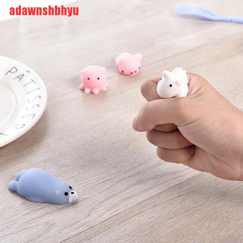 [adawnshbhyu] Đồ Chơi Nắn Bóp Đàn Hồi Giảm stress Hình Động Vật Dễ Thương Thay Đổi Màu Sắc 96