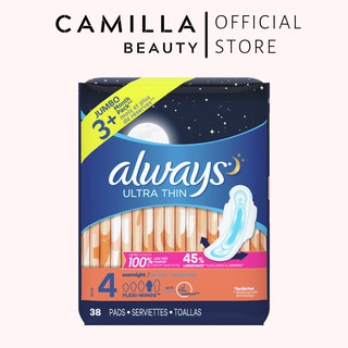 Băng vệ sinh siêu mỏng có cánh Always ULTRA THIN - Size 4 Gói 38 miếng