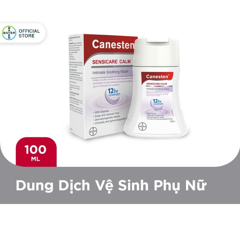 CANESTEN SENSICARE CALM Pháp - Dung Dịch Vệ Sinh Phụ Nữ Hương Thơm Dịu Nhẹ Giúp Giảm Ngứa, Khí Hư