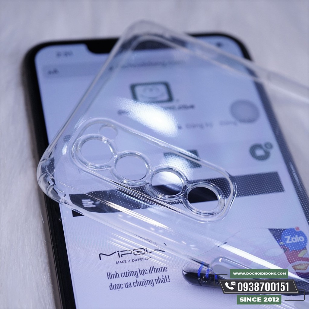 Ốp Lưng Dẻo Trong Suốt Cho Oppo Reno 4 Pro Chống Sốc Bảo Vệ Camera và Cổng Sạc