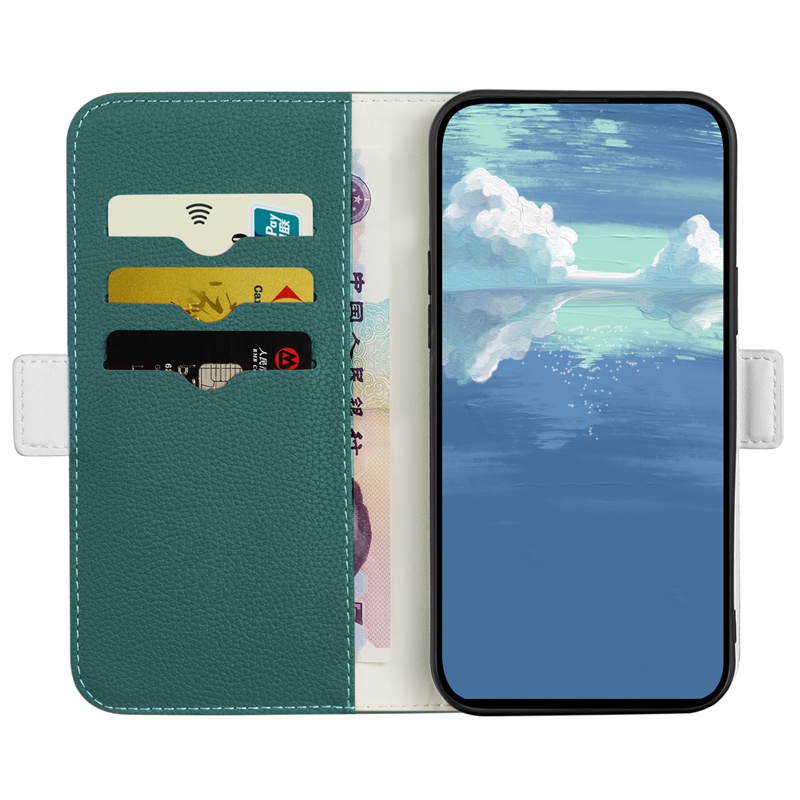 Ốp Điện Thoại Da Pu Mềm Kiểu Ví Đế Lật Có Ngăn Thẻ Cho iPhone 13 Pro Max 12 Pro Max 11 Pro Max 12 Mini 13 Pro 11 Pro 13 Mini