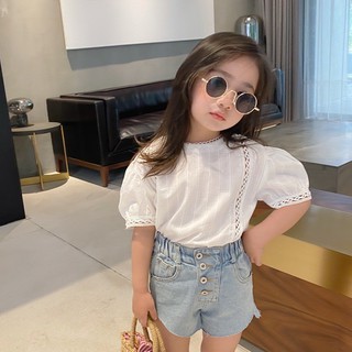 [A069] Áo sơ mi sọc dọc sz 90-130