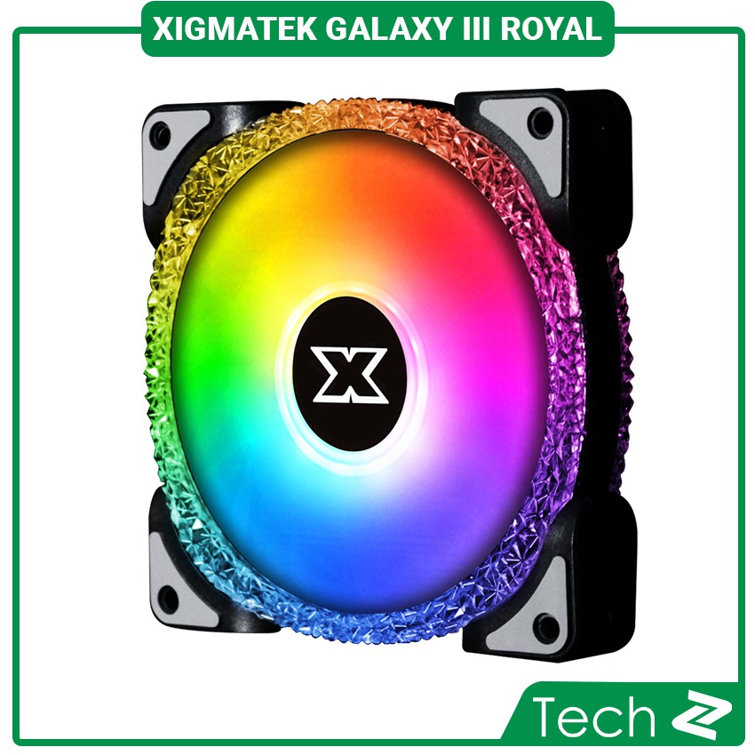 Fan Case Xigmatek GALAXY III ROYAL - BR120 ARGB