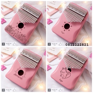 Kalimba gỗ 17 phím Cega - tặng kèm đủ phụ kiện