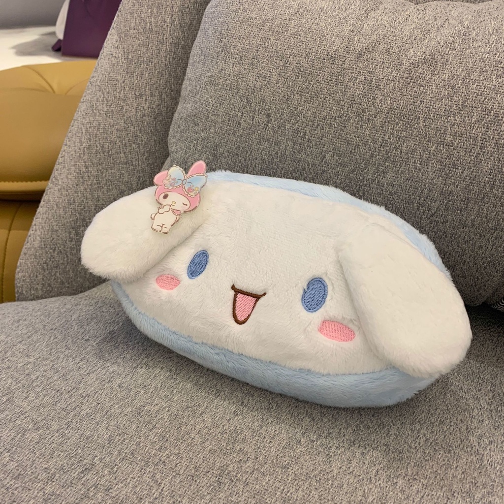 Túi Đựng Bút Hình Cinnamoroll/ Kuromi Nhồi Bông Đáng Yêu
