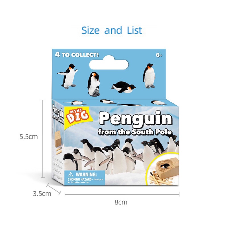 1 Đồ chơi trẻ em Đào Tạo Hình Con Chim Cánh Cụt Giáo Dục Khoa Học Cho Bé