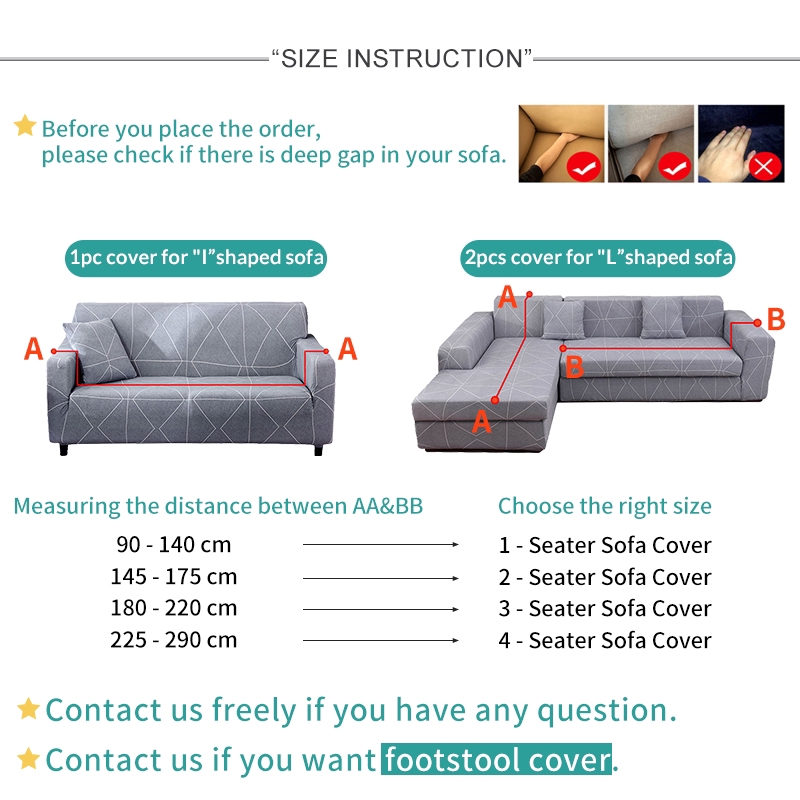 Bộ bỏ bọc ghế sofa 1/2/3/4 chỗ màu trơn xinh xắn hiện đại