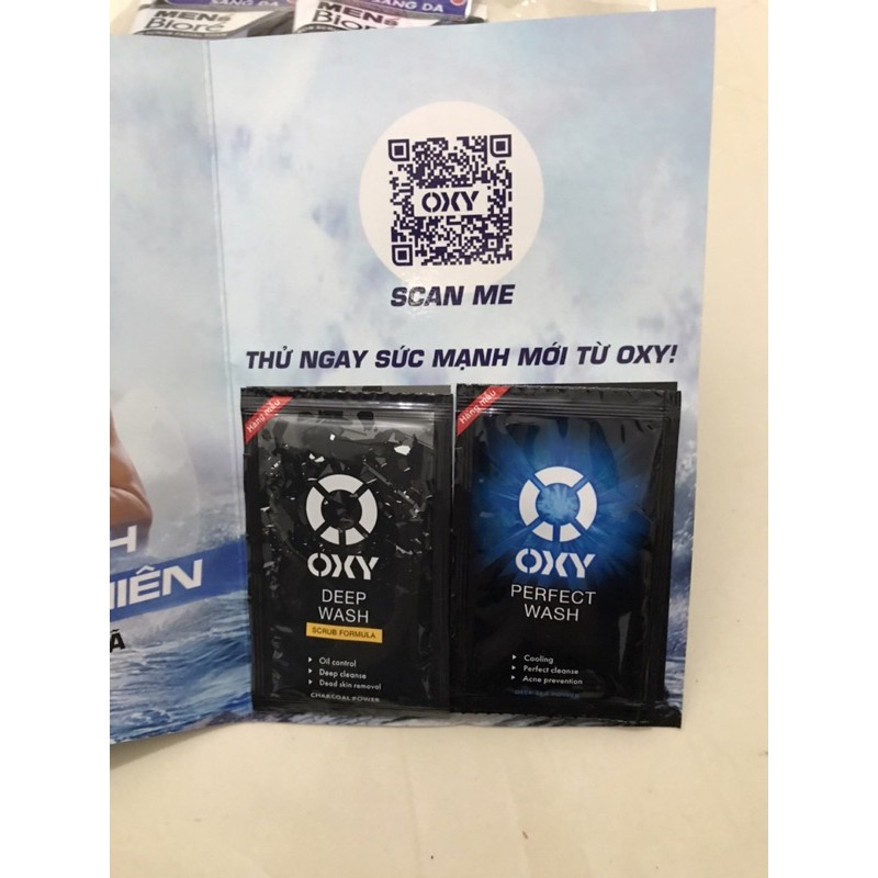 Combo 10 gói sữa rửa mặt Oxy 3g/gói