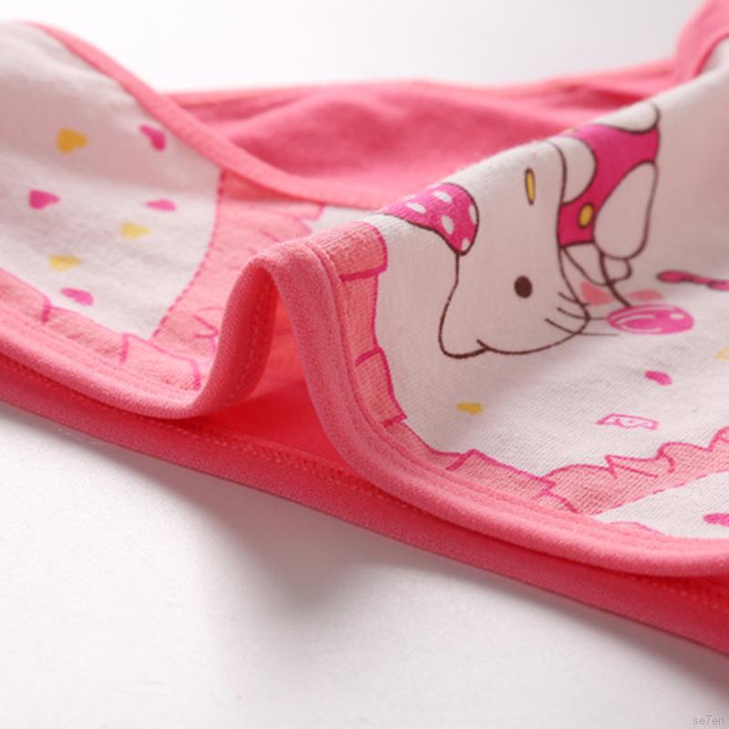 Quần Lót Cotton Nữ Họa Tiết Hoạt Hình Dễ Thương Se7En 90-140cm
