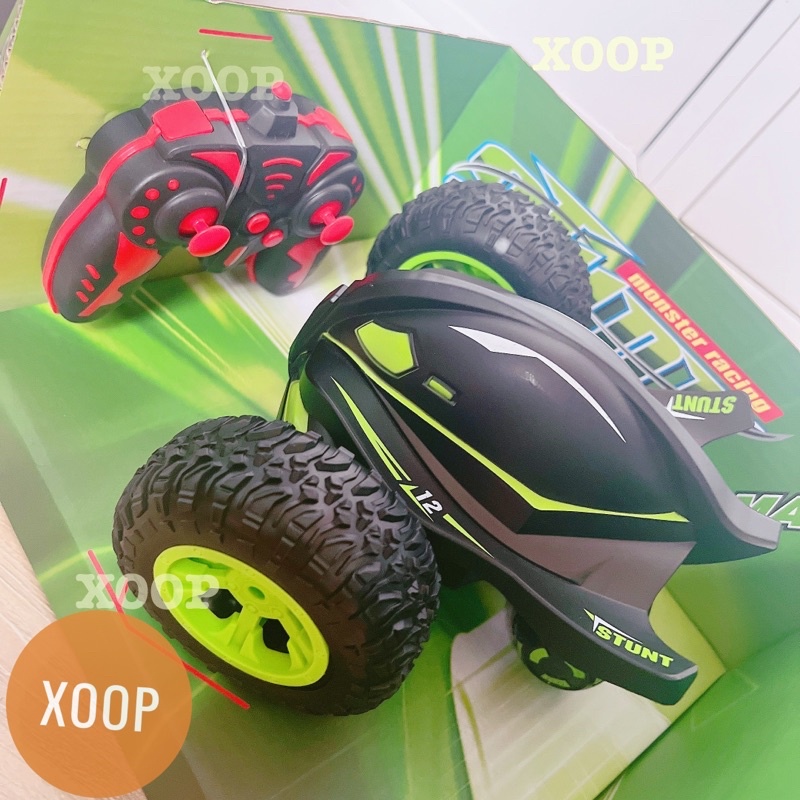 Đồ chơi ! Xe khiển 3 bánh Stunt  xoay 360 độ cho bé từ 3y