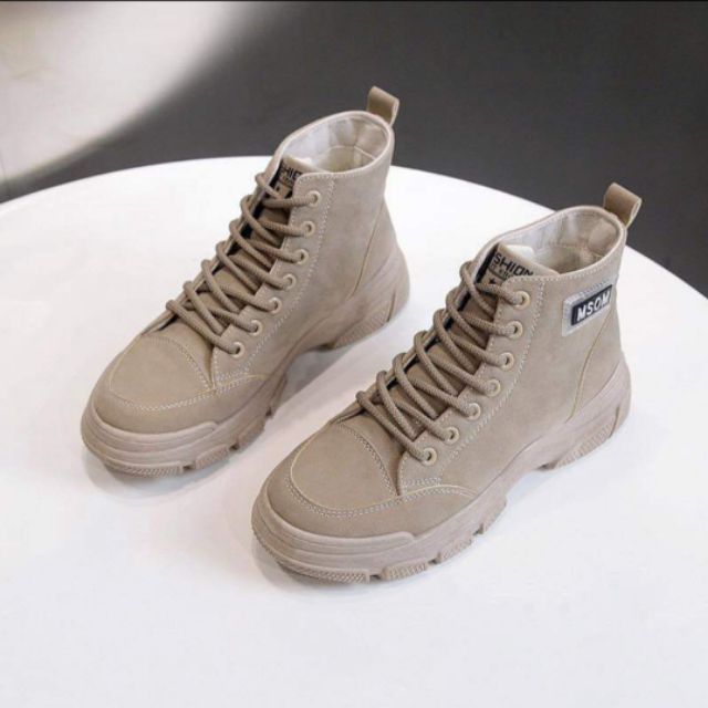BOOT thấp cổ kiểu dáng Hàn Quốc