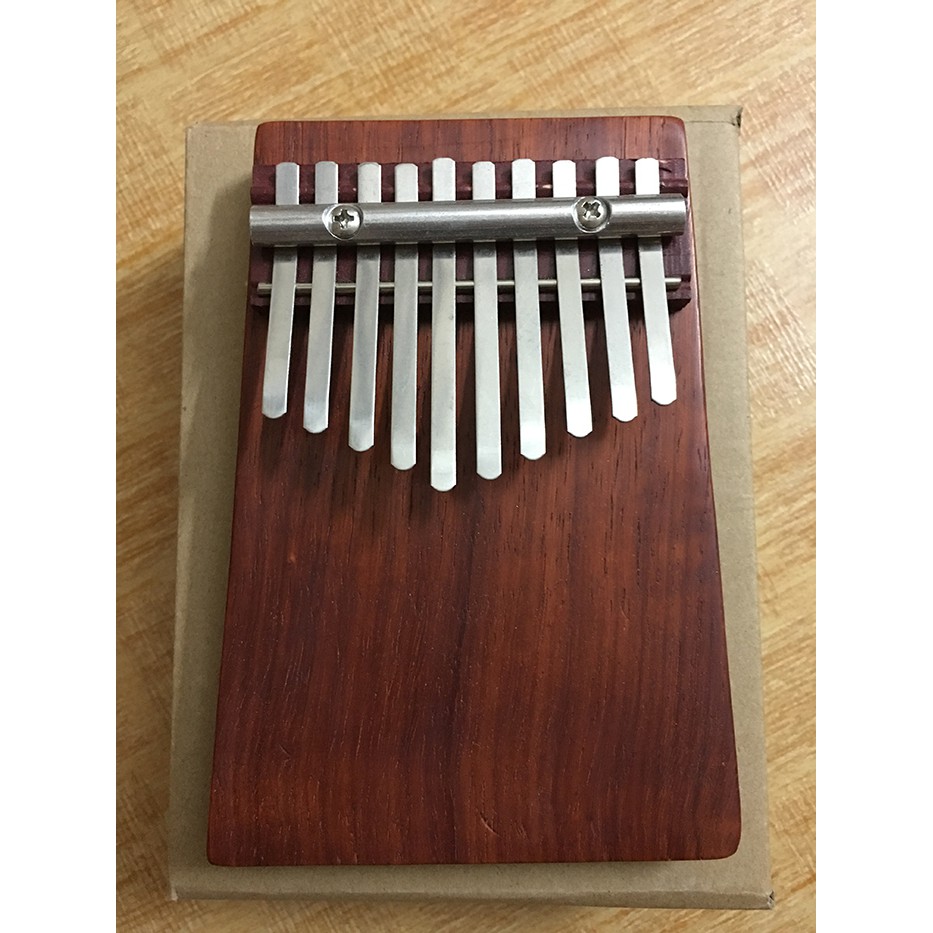 Đàn Kalimba 10 phím Gỗ trơn nâu - HÀNG CÓ SẴN