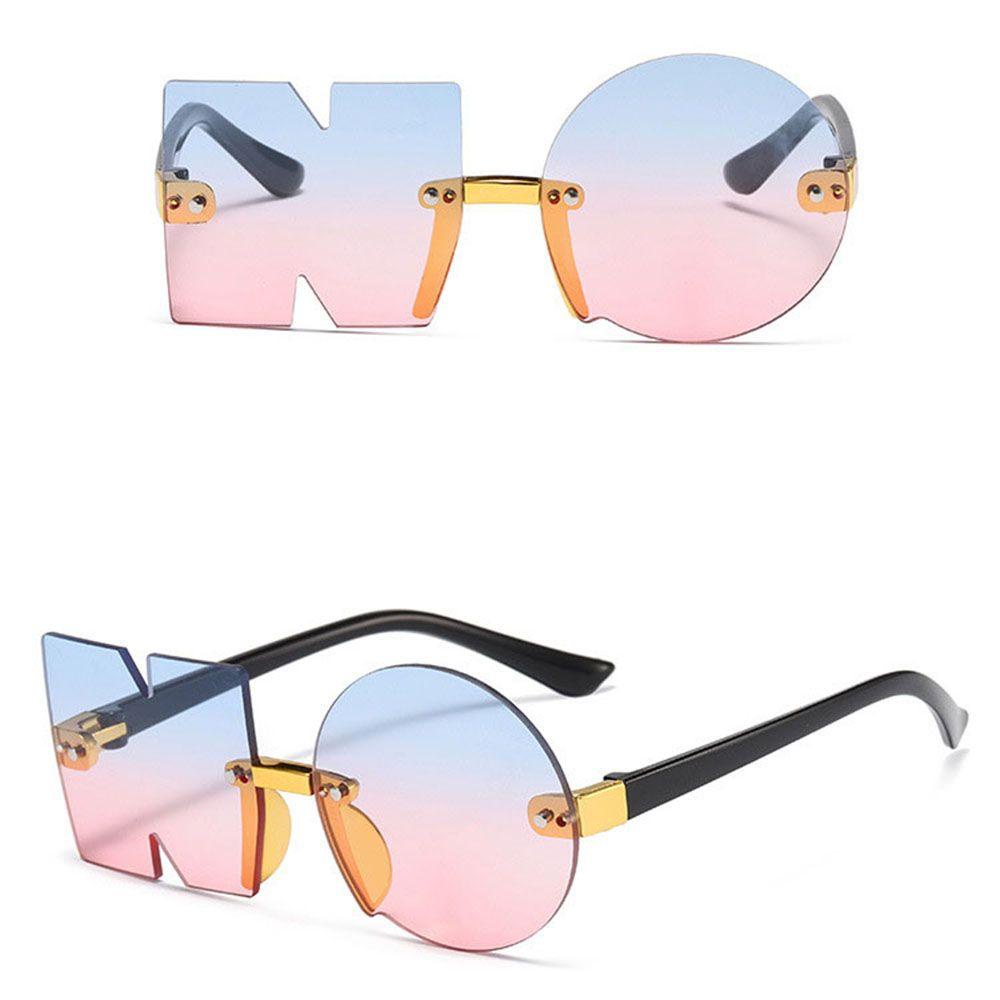 Kính Mát In Chữ No Họa Tiết Hoạt Hình Sáng Tạo Bảo Vệ Mắt Cho Bé Trai