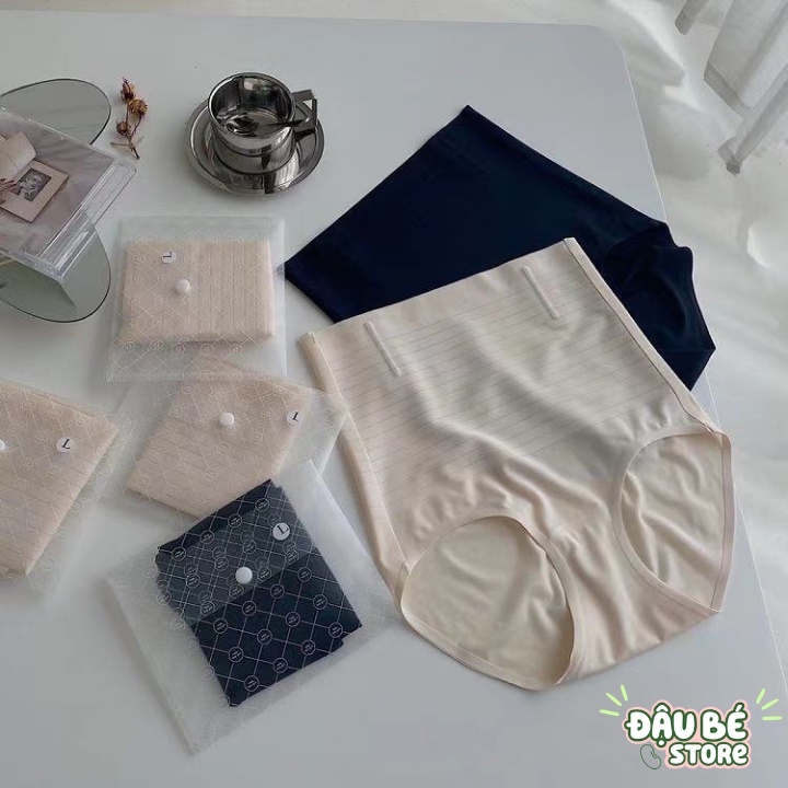 Quần Gen Bụng Cạp Cao Định Hình Chất Su Lạnh 3D Chống Cuộn - Quần Lót Nịt Bụng Tạo Dáng Thon Gọn Cho Nữ - Daube - Q009