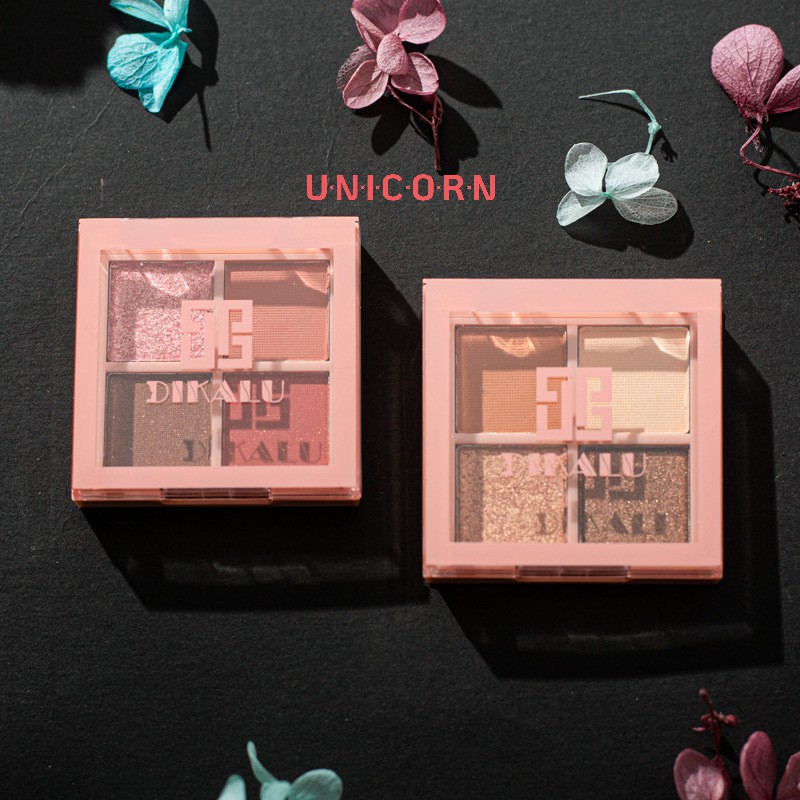 Bảng phấn mắt nhũ DIKALU 4 ô màu lên chuẩn trendy | BigBuy360 - bigbuy360.vn