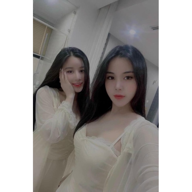 Set Choàng Trắng Quần Dài Nữ  - Lụa Quảng Châu Cao Cấp - FreeSize | BigBuy360 - bigbuy360.vn