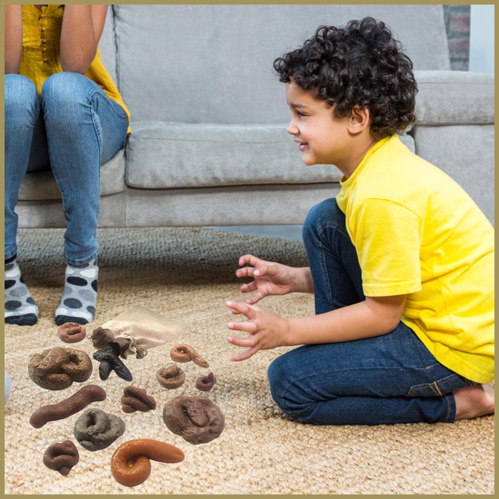 Bộ 12 Đồ Chơi Phân Giả Cho Thú Cưng paca3vn