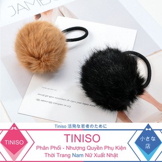 Dây Buộc Tóc Quả Bông Nhiều Màu Thời Trang TINISO7010