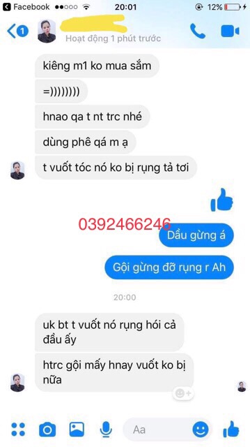 Dầu Gừng Ginger(giảm rụng,sạch gầu,mọc tóc) | BigBuy360 - bigbuy360.vn