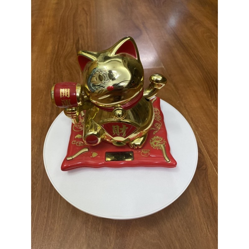 Đế xoay, bàn xoay nhung trắng 20cm dùng để trưng bày, chụp hình quay video sản phẩm