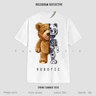 HOT- Áo Thun Gấu Teddy Robot - mẫu cực ngầu