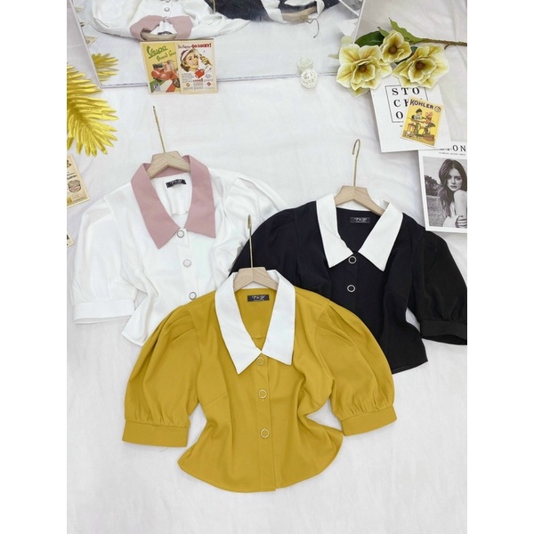 ÁO KIỂU THIẾT KẾ FORM NGẮN